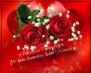 Herzliche Rosengrüße für einen besonders lieben Menschen
